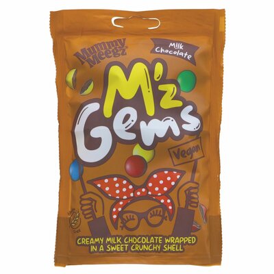 Mummy Meegz M’z Gems 80g – Vegan Chocolate in a Coloured Sugar Shell