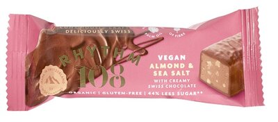 Rhythm 108 Vegan chocolate bar almond sea salt 33g
