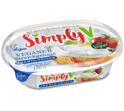 Simply V Vegan spread Mild creamy-fresh 150g *THT 14.04.2025*