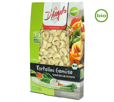 D'Angelo Bio Tortellini with vegetable 250g