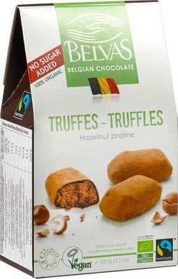 Belvas Hazelnut truffles 100g